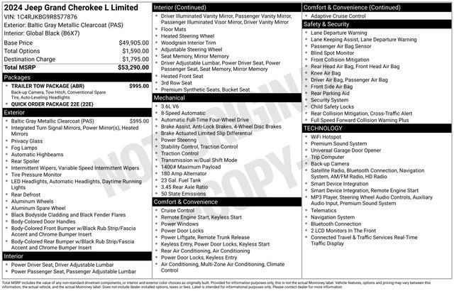 2024 Jeep Grand Cherokee L Limited