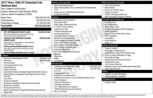 2017 RAM 1500 Tradesman