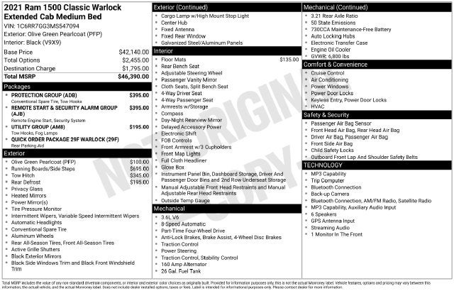 2021 RAM 1500 Classic Warlock
