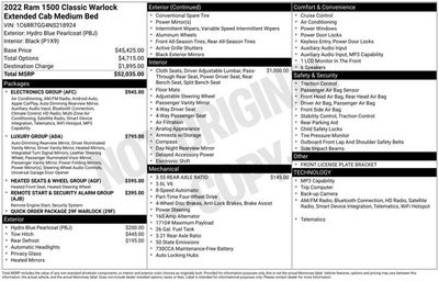 2022 RAM 1500 Classic Warlock