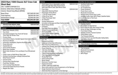 2023 RAM 1500 Classic SLT
