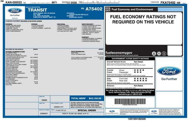 2015 Ford Transit-350 XL