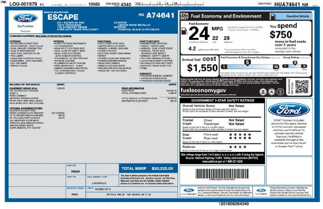 2017 Ford Escape SE