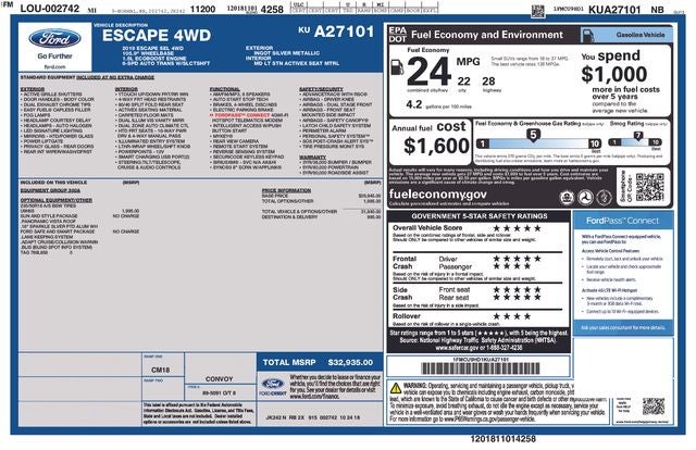 2019 Ford Escape SEL