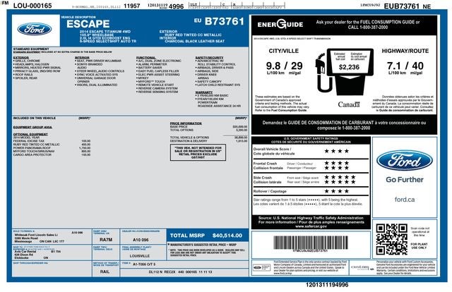2014 Ford Escape Titanium