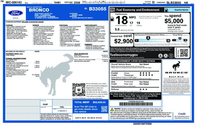 2025 Ford Bronco Base