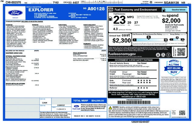 2025 Ford Explorer ST-Line