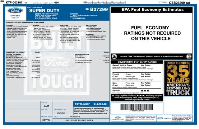 2012 Ford F-250SD Lariat
