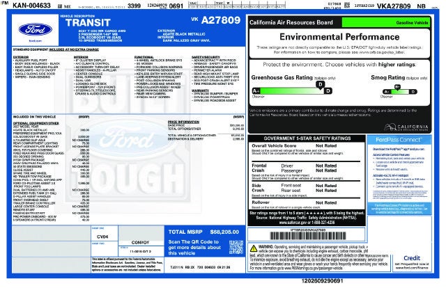 2027 Ford Transit-250 Base