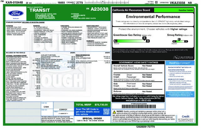 2027 Ford Transit-250 Base