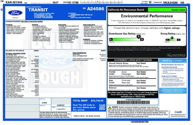 2027 Ford Transit-250 Base