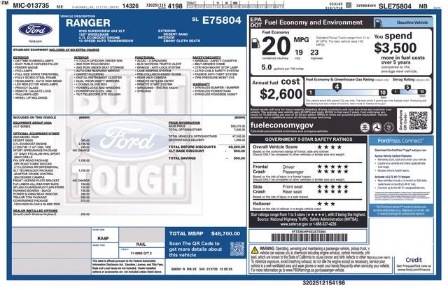 2025 Ford Ranger XLT