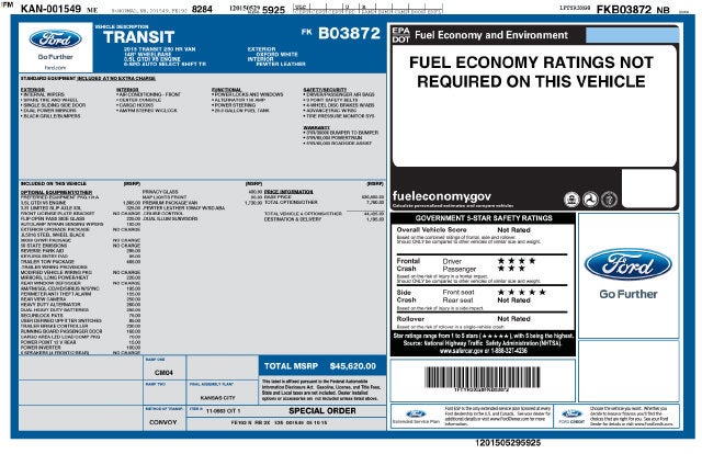 2015 Ford Transit-250 Base
