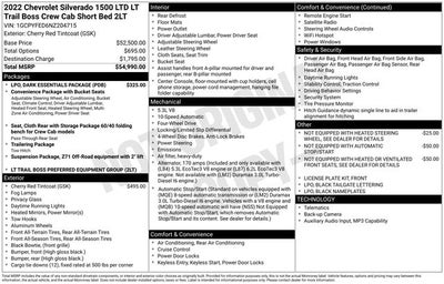 2022 Chevrolet Silverado 1500 LTD LT Trail Boss