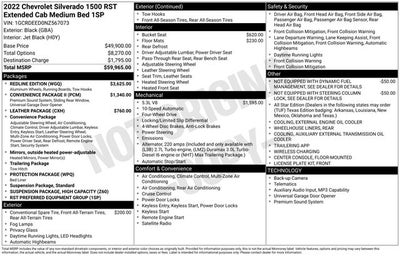 2022 Chevrolet Silverado 1500 RST