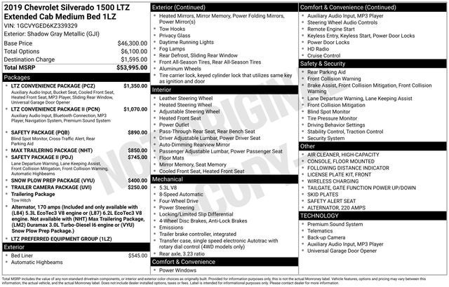 2019 Chevrolet Silverado 1500 LTZ