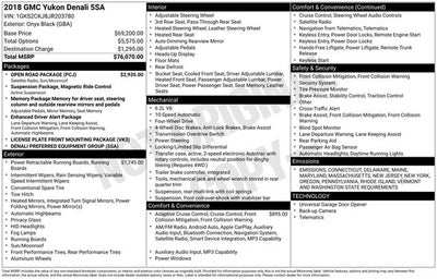 2018 GMC Yukon Denali