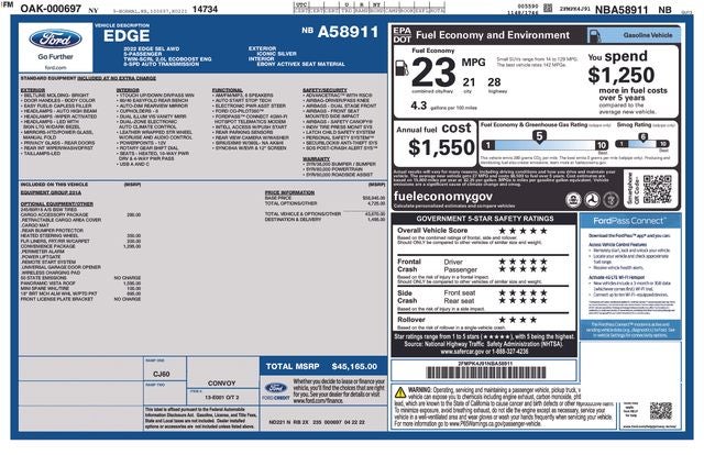 2022 Ford Edge SEL