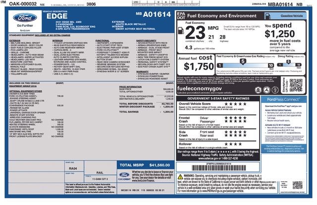 2021 Ford Edge SEL