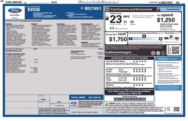2020 Ford Edge Titanium