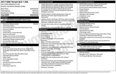 2017 GMC Terrain SLE-1