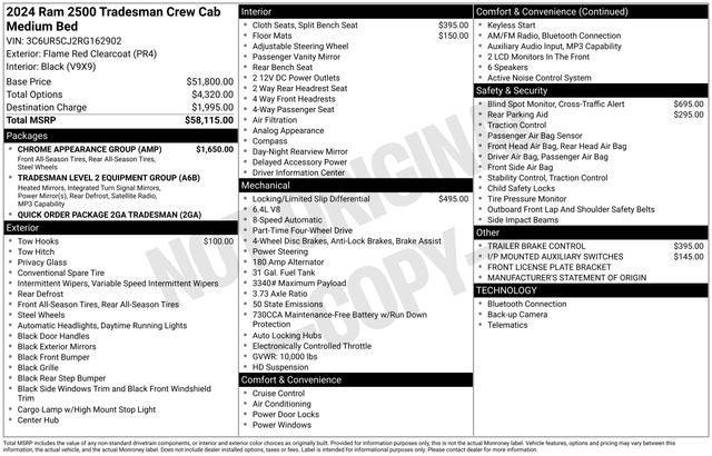 2024 RAM 2500 Tradesman