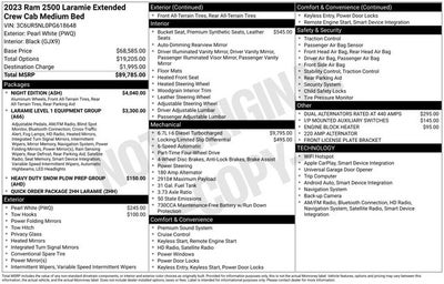 2023 RAM 2500 Laramie