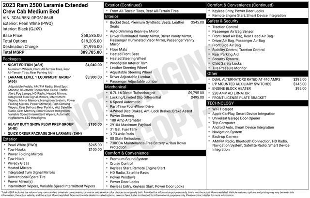 2023 RAM 2500 Laramie