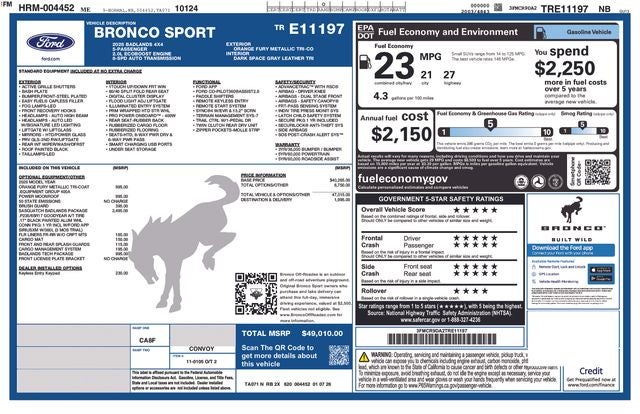 2026 Ford Bronco Sport Badlands