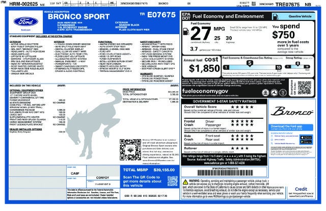 2026 Ford Bronco Sport Heritage