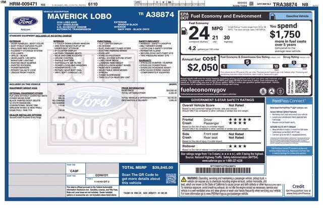 2026 Ford Maverick Lobo Standard