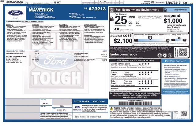 2025 Ford Maverick XL