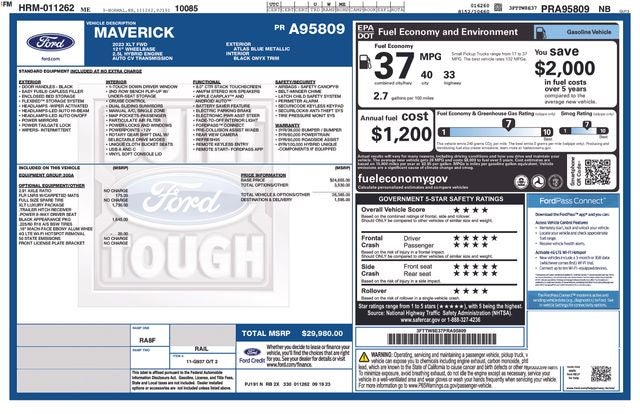 2023 Ford Maverick XLT