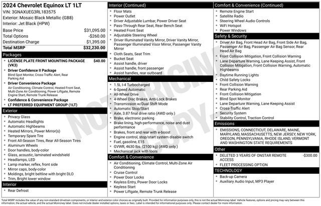 2024 Chevrolet Equinox LT