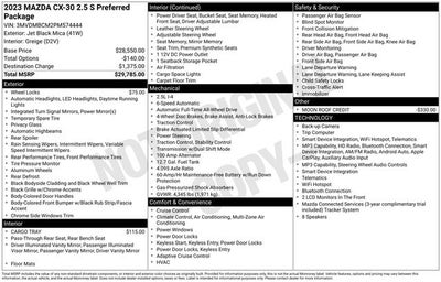 2023 Mazda Mazda CX-30 2.5 S Preferred Package