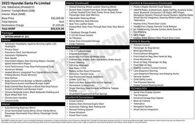 2023 Hyundai Santa Fe Limited