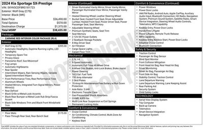 2024 Kia Sportage SX-Prestige