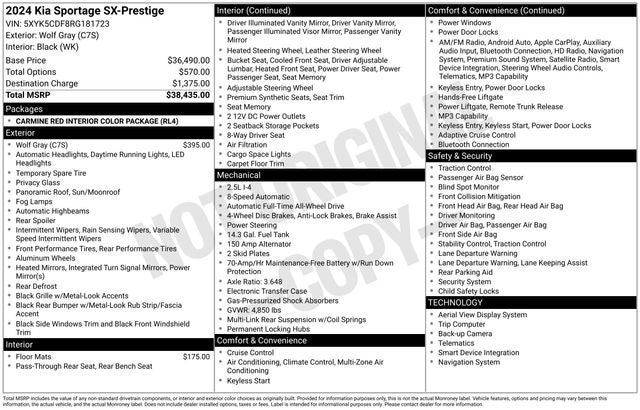2024 Kia Sportage SX-Prestige