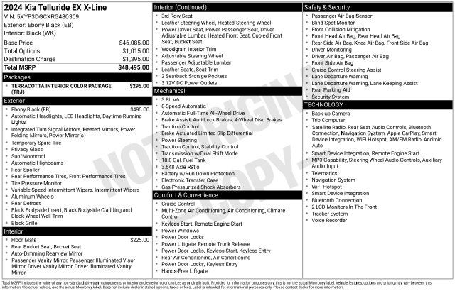 2024 Kia Telluride EX X-Line