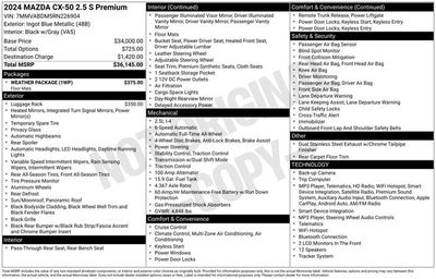 2024 Mazda Mazda CX-50 2.5 S Premium Package
