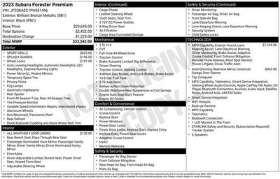 2023 Subaru Forester Premium