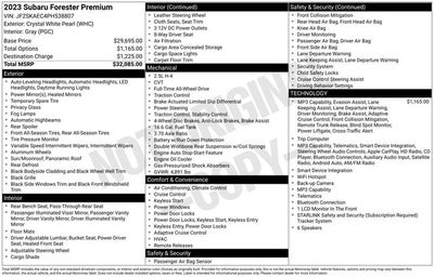 2023 Subaru Forester Premium