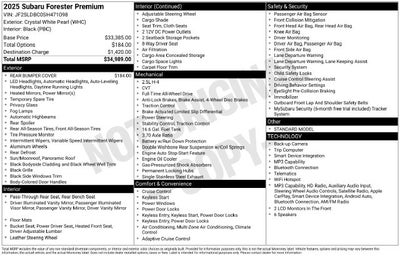 2025 Subaru Forester Premium