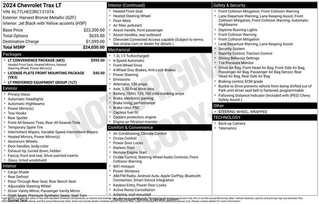 2024 Chevrolet Trax LT