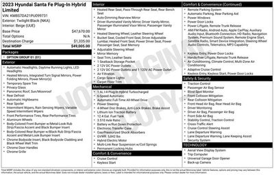 2023 Hyundai Santa Fe Plug-In Hybrid Limited