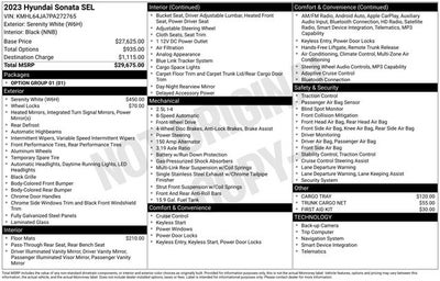 2023 Hyundai Sonata SEL