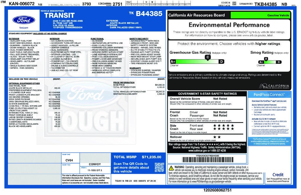 2026 Ford Transit-350 XL