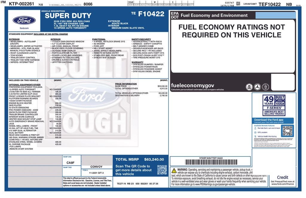 2026 Ford F-350SD XL DRW