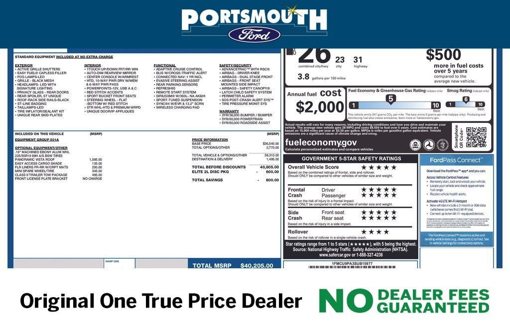 2025 Ford Escape ST-Line Elite