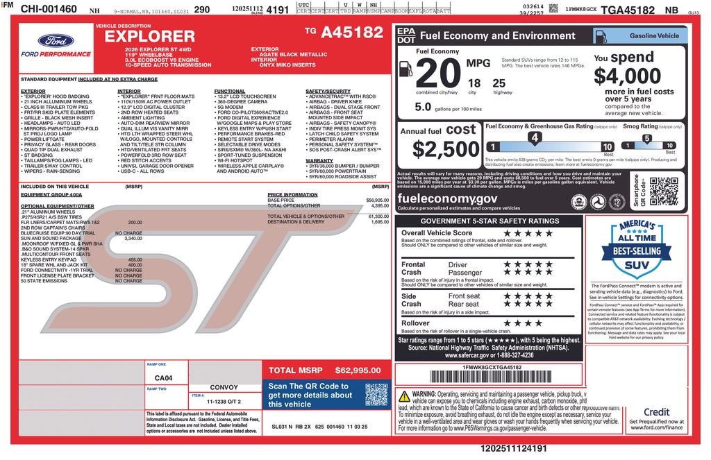 2026 Ford Explorer ST